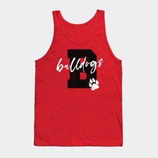 Bulldogs football bulldog baseball Tank Top